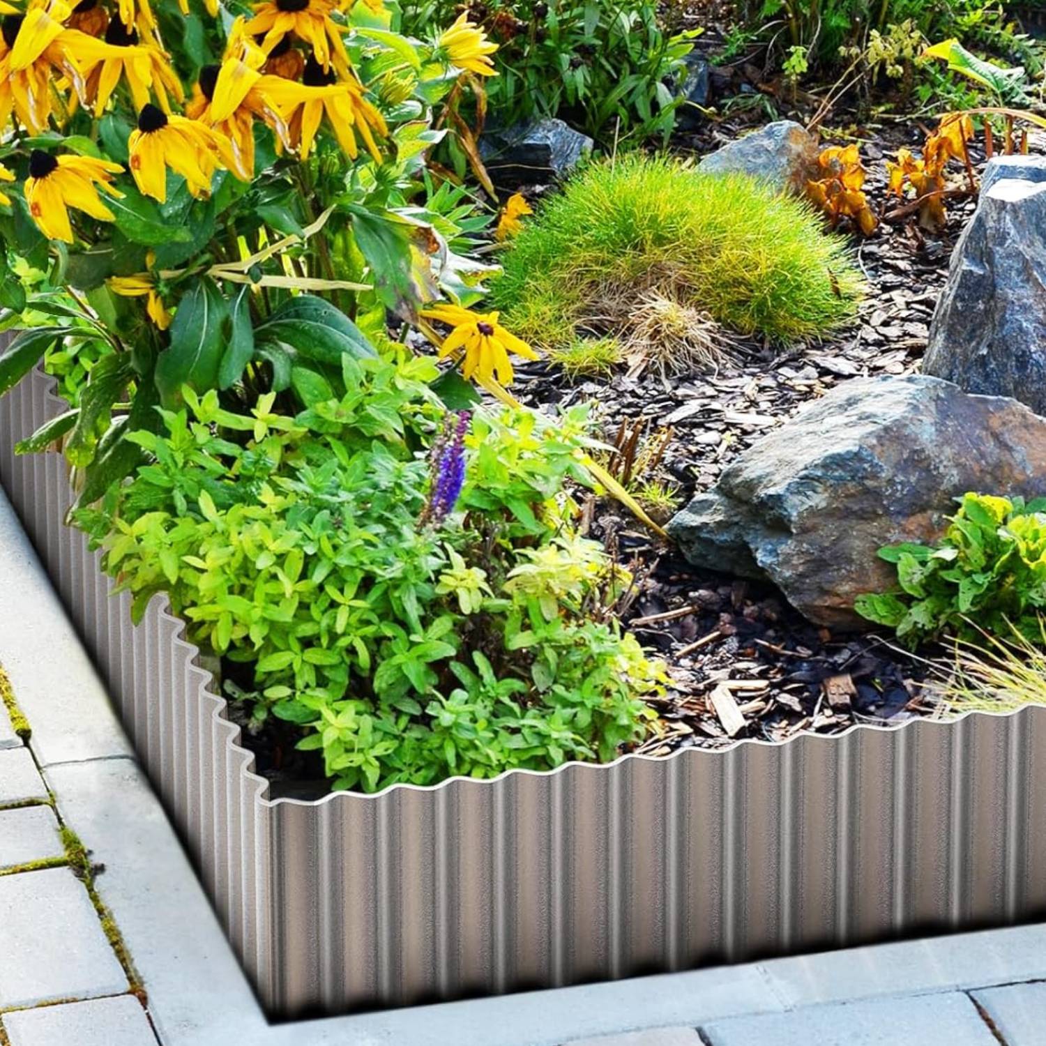 Corrugated Metal Garden Edging (per metre): image 6