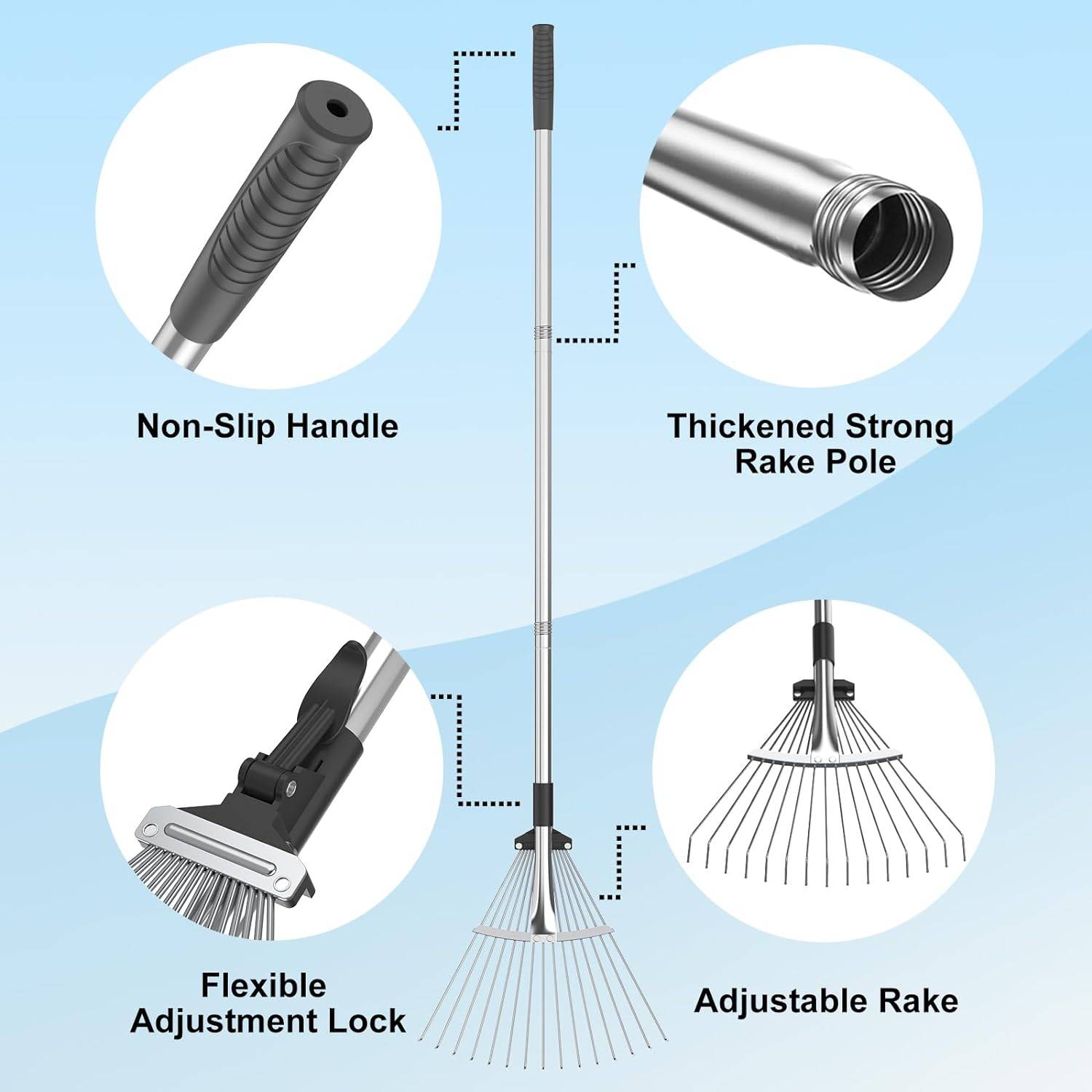 Adjustable Garden Rake: image 3