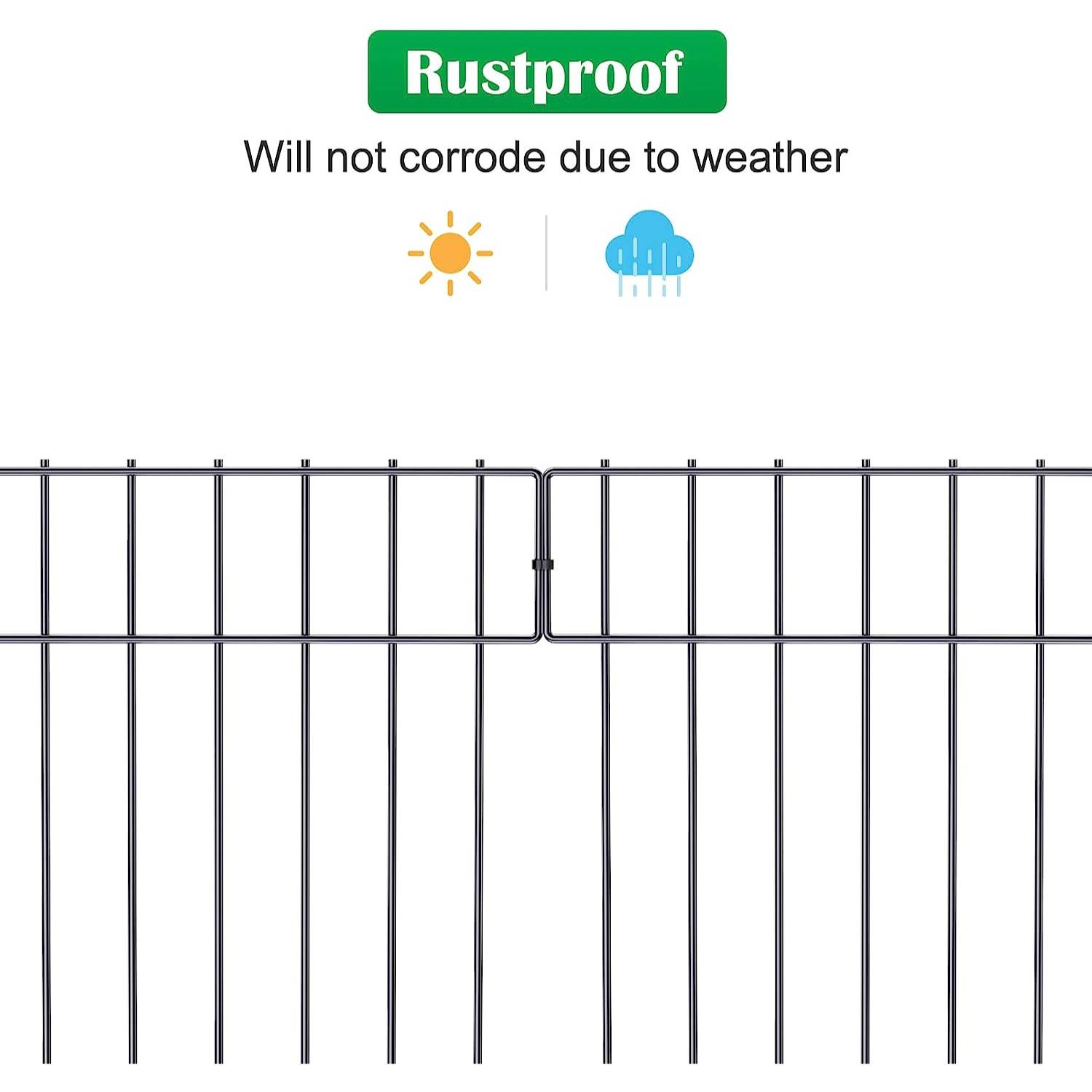 Garden Border Fence (10 panel pack, 3.3 m): image 4
