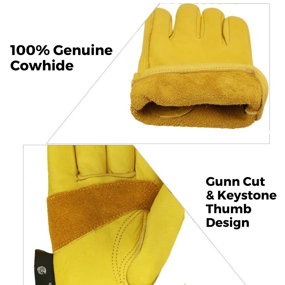 Leather Gardening Gloves (S): image 3