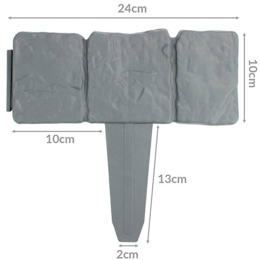Stone Effect Bed Border (per 24 cm piece): image 6