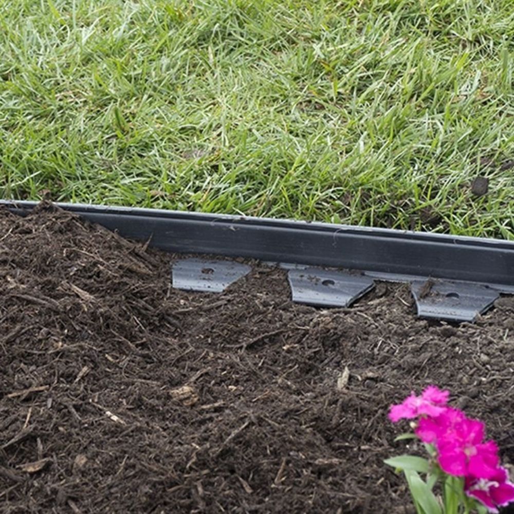 Plastic Garden Edging Kit 10 cm (per metre)