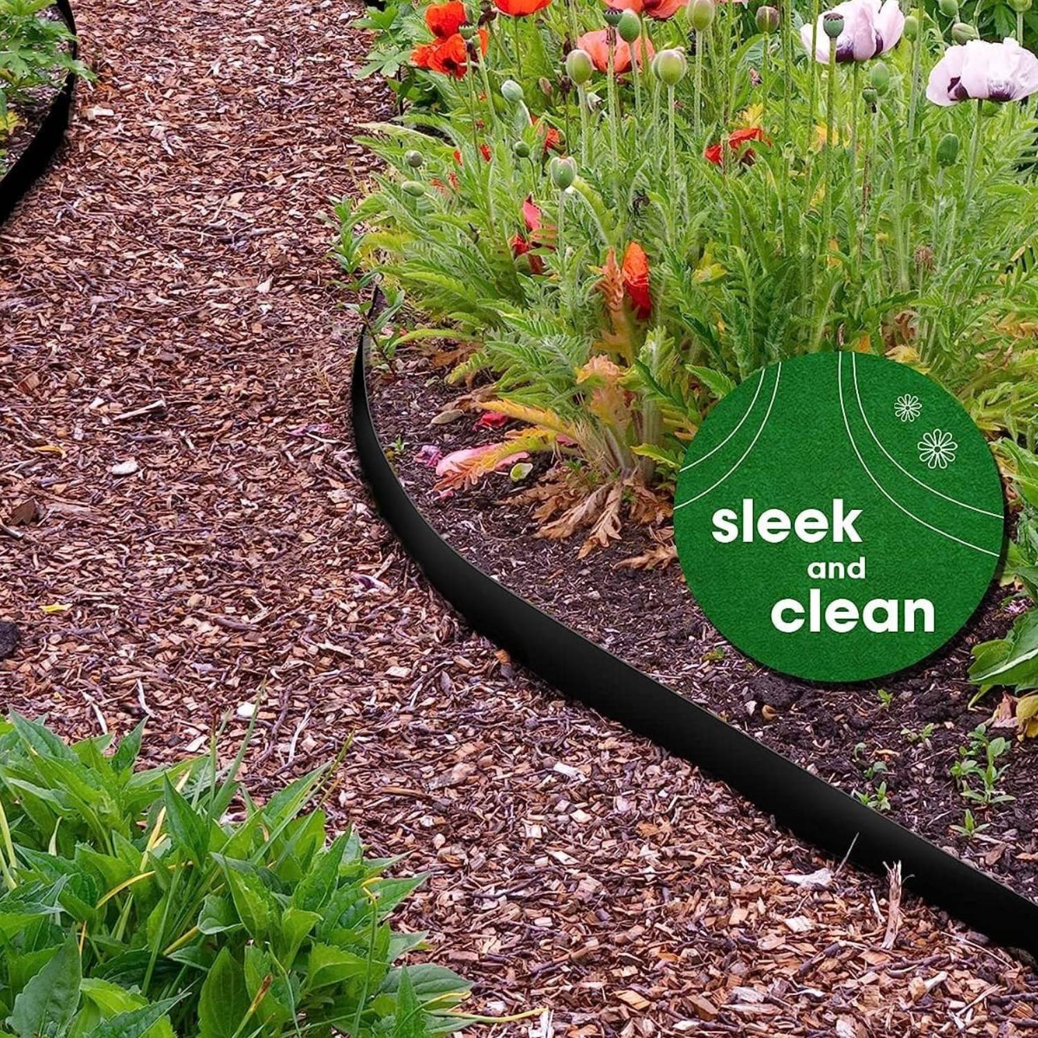 Black Metal Edging 100 mm (per metre): image 5