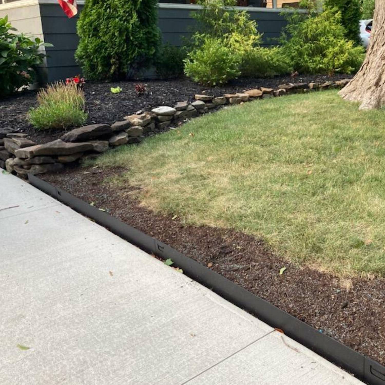 Black Metal Edging 100 mm (per metre): image 8