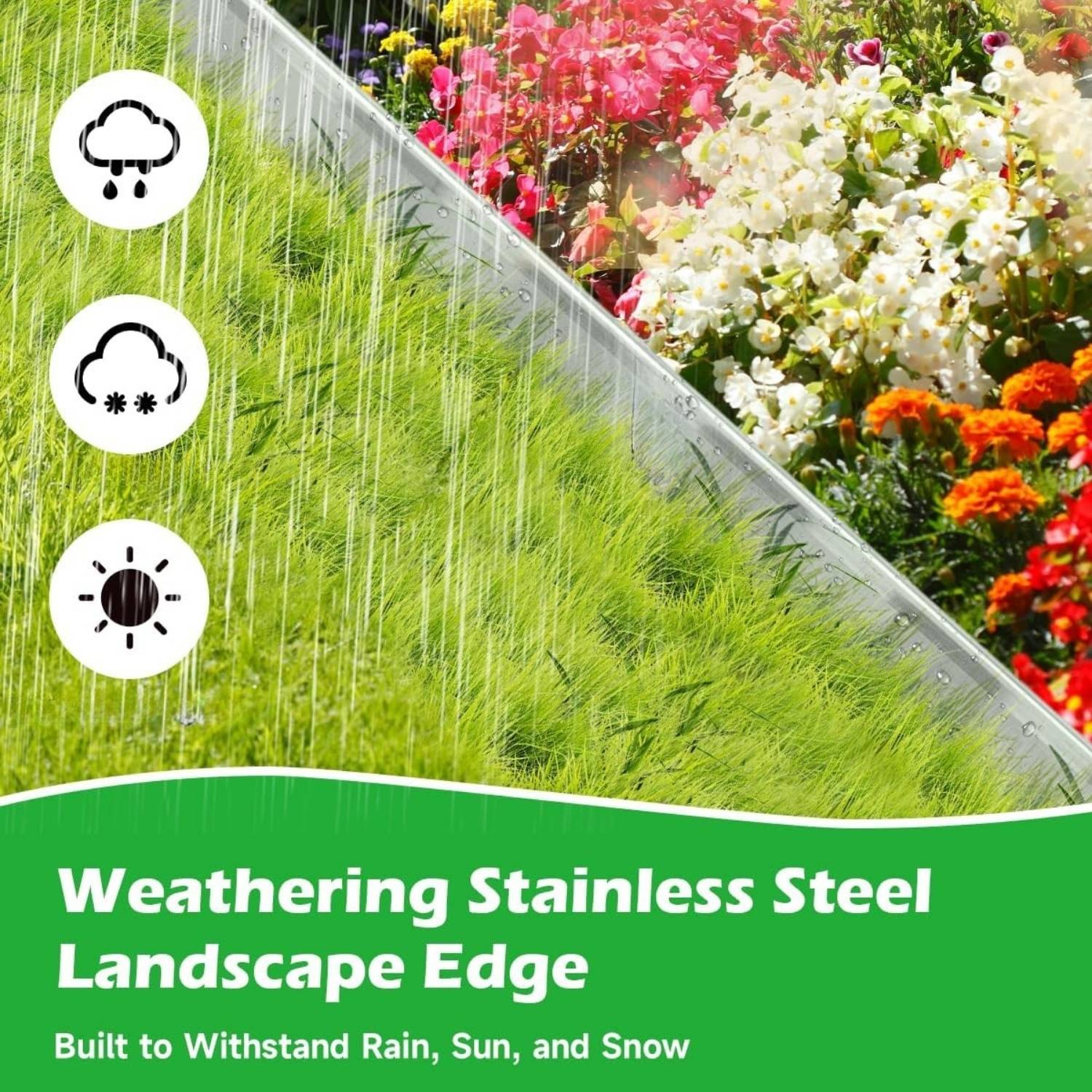 Stainless Steel Landscape Edging 50 mm (per metre): image 7