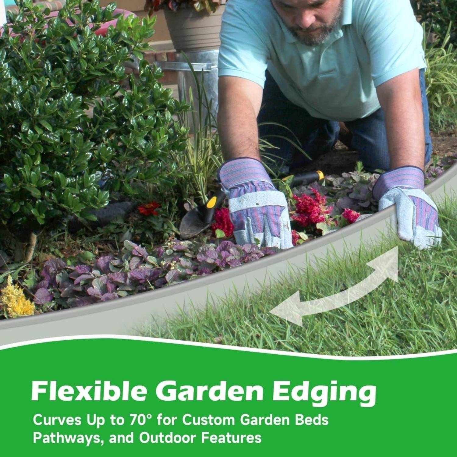 Stainless Steel Landscape Edging 50 mm (per metre): image 10