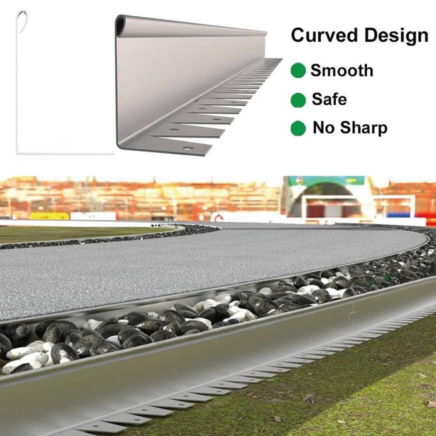 Stainless Steel Landscape Edging 50 mm (per metre): image 13